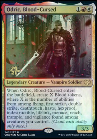 Odric, Blood-Cursed [Innistrad: Crimson Vow Prerelease Promos] | Impulse Games and Hobbies