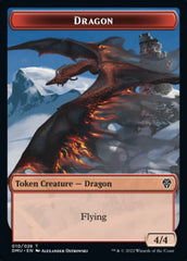 Soldier // Dragon Double-sided Token [Dominaria United Tokens] | Impulse Games and Hobbies