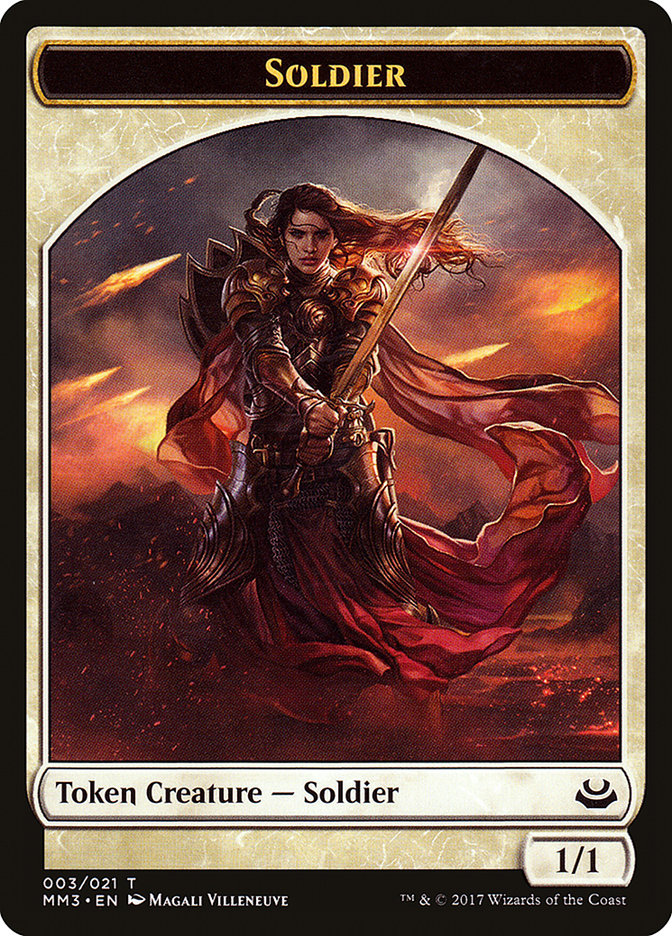 Soldier (003/021) [Modern Masters 2017 Tokens] | Impulse Games and Hobbies