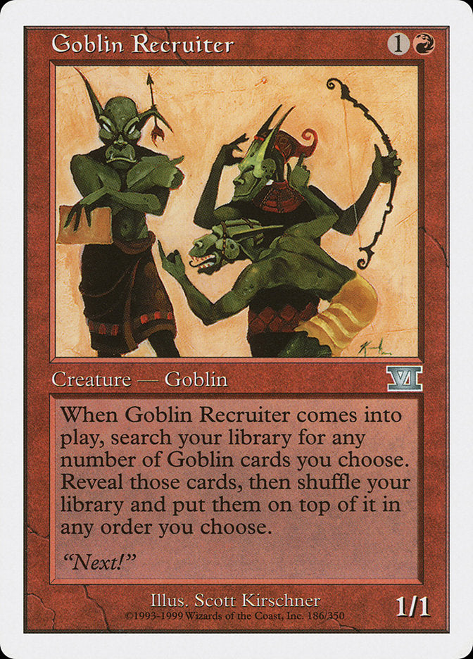 Goblin Recruiter [Classic Sixth Edition] | Impulse Games and Hobbies