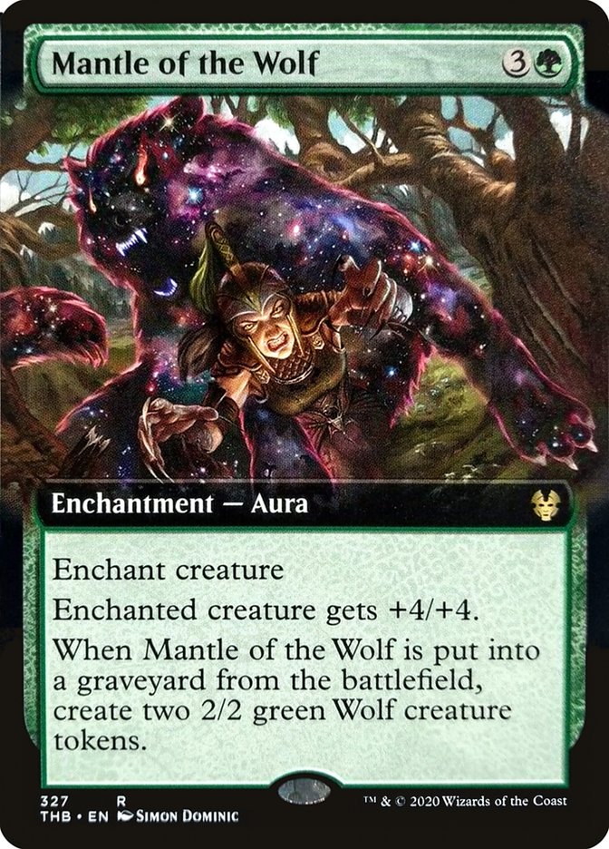 Mantle of the Wolf (Extended Art) [Theros Beyond Death] | Impulse Games and Hobbies