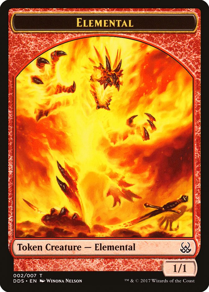 Elemental Token [Duel Decks: Mind vs. Might Tokens] | Impulse Games and Hobbies