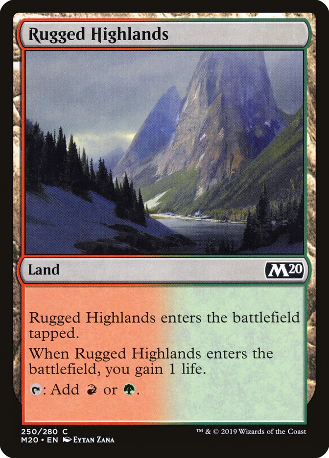 Rugged Highlands [Core Set 2020] | Impulse Games and Hobbies