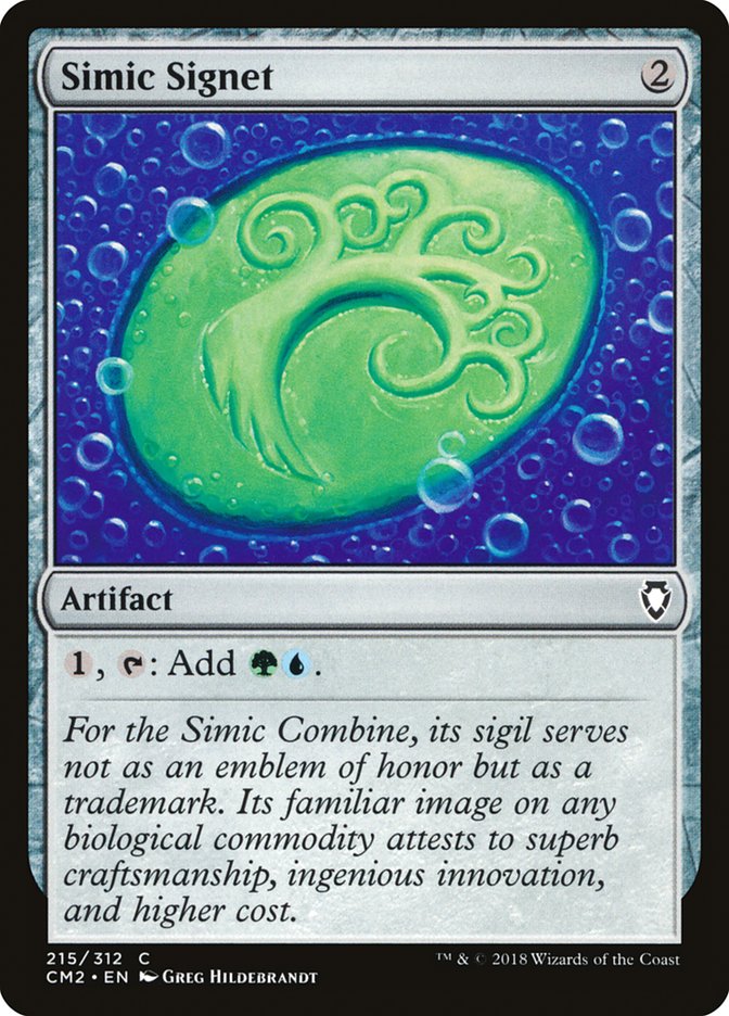 Simic Signet (215/312) [Commander Anthology Volume II] | Impulse Games and Hobbies