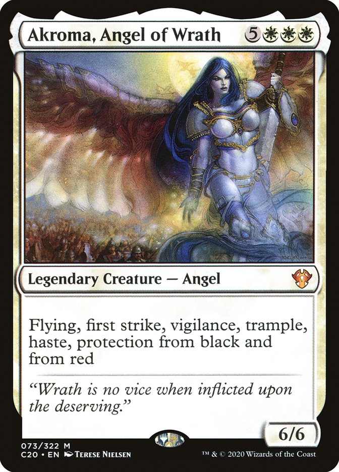Akroma, Angel of Wrath [Commander 2020] | Impulse Games and Hobbies