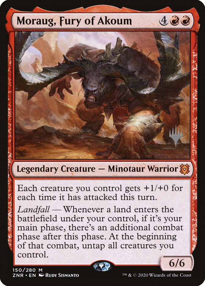 Moraug, Fury of Akoum (Promo Pack) [Zendikar Rising Promos] | Impulse Games and Hobbies