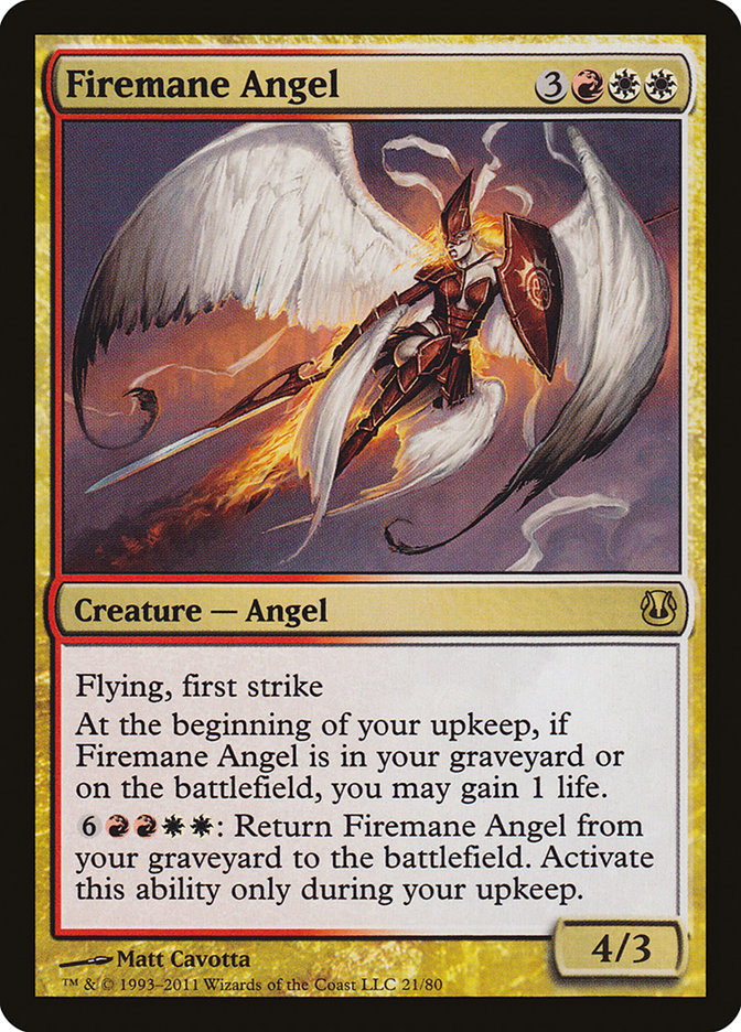 Firemane Angel [Duel Decks: Ajani vs. Nicol Bolas] | Impulse Games and Hobbies