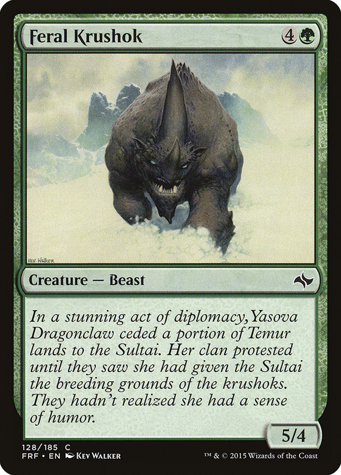 Feral Krushok [Fate Reforged] | Impulse Games and Hobbies