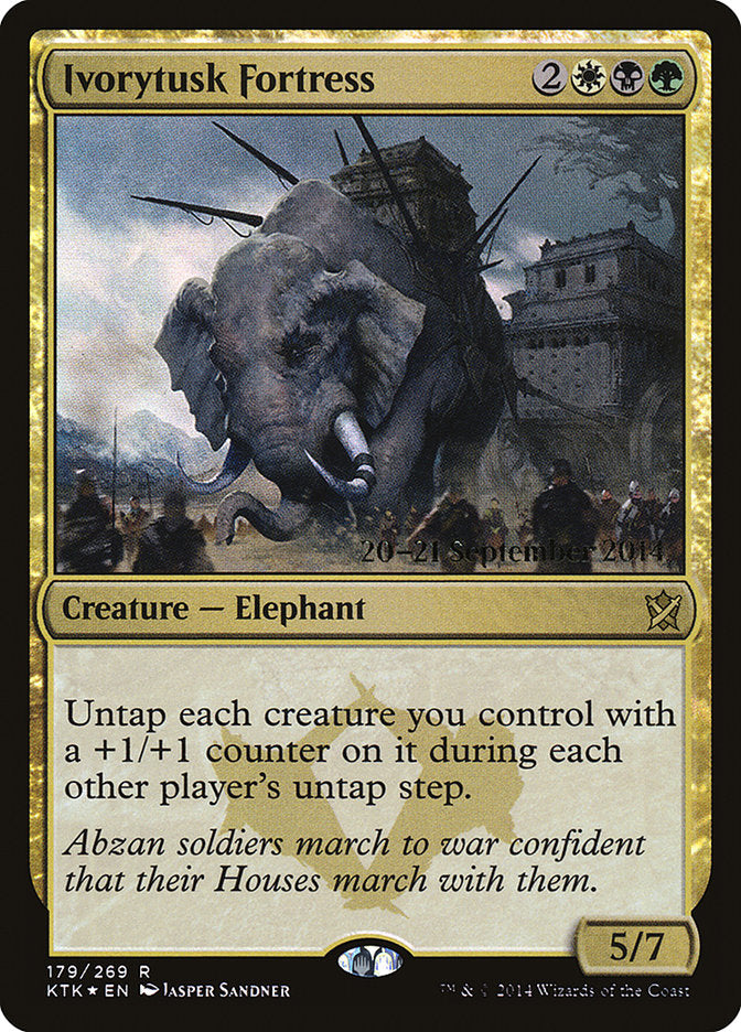 Ivorytusk Fortress [Khans of Tarkir Prerelease Promos] | Impulse Games and Hobbies