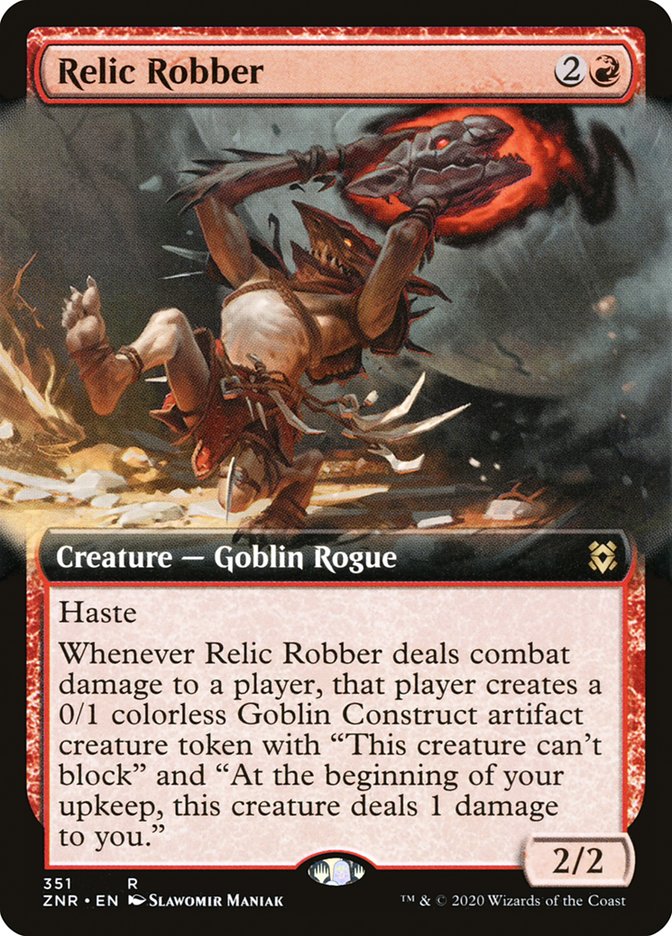 Relic Robber (Extended Art) [Zendikar Rising] | Impulse Games and Hobbies