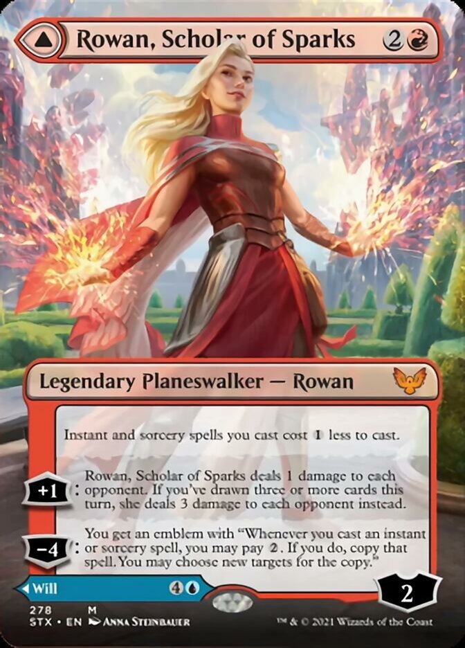 Rowan, Scholar of Sparks // Will, Scholar of Frost (Extended) [Strixhaven: School of Mages] | Impulse Games and Hobbies