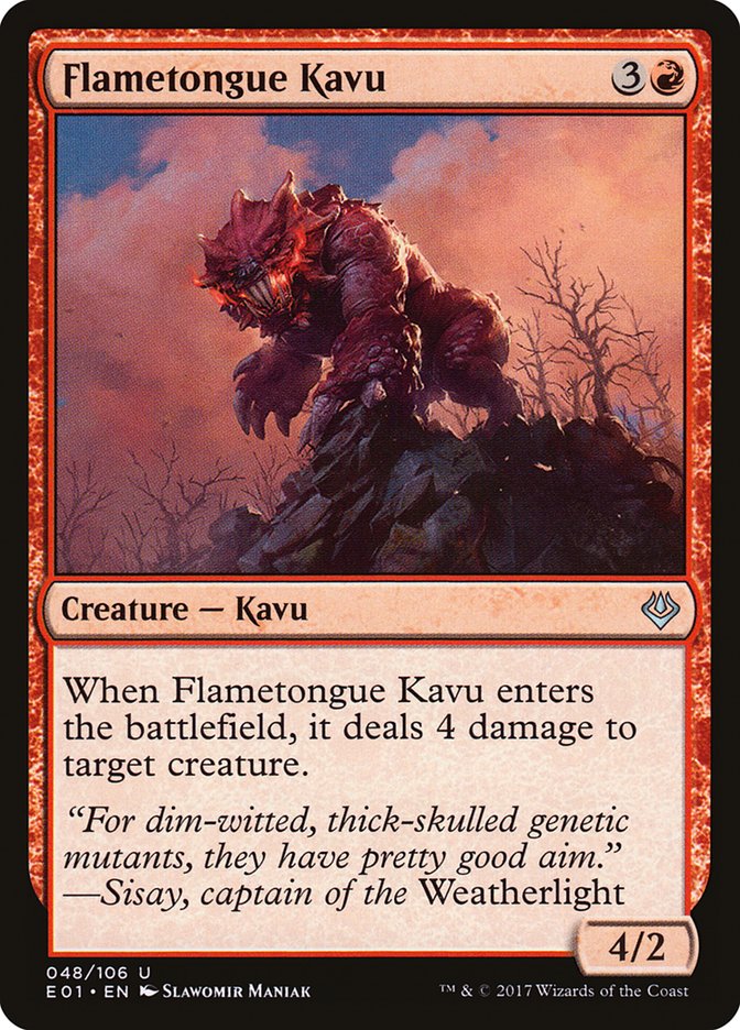 Flametongue Kavu [Archenemy: Nicol Bolas] | Impulse Games and Hobbies