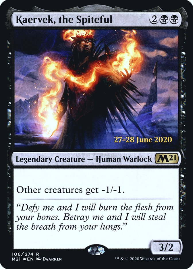 Kaervek, the Spiteful  [Core Set 2021 Prerelease Promos] | Impulse Games and Hobbies