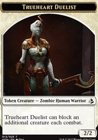 Trueheart Duelist // Snake Token [Amonkhet Tokens] | Impulse Games and Hobbies