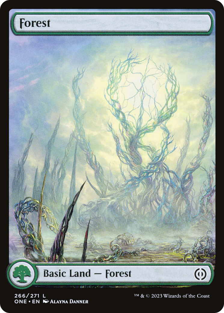 Forest (266) (Full-Art) [Phyrexia: All Will Be One] | Impulse Games and Hobbies