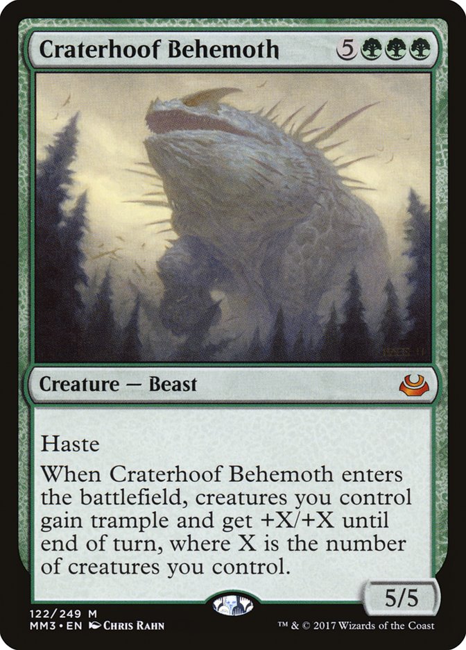 Craterhoof Behemoth [Modern Masters 2017] | Impulse Games and Hobbies