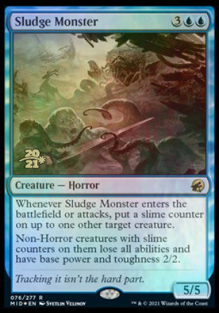 Sludge Monster [Innistrad: Midnight Hunt Prerelease Promos] | Impulse Games and Hobbies