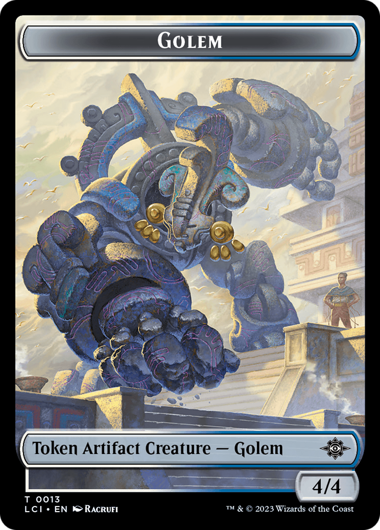 Treasure (0002) // Golem Double-Sided Token [Jurassic World Collection Tokens] | Impulse Games and Hobbies