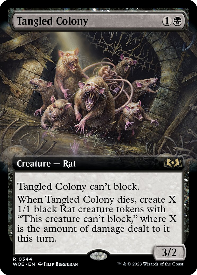 Tangled Colony (Extended Art) [Wilds of Eldraine] | Impulse Games and Hobbies