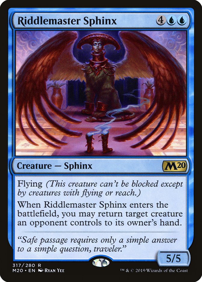 Riddlemaster Sphinx [Core Set 2020] | Impulse Games and Hobbies