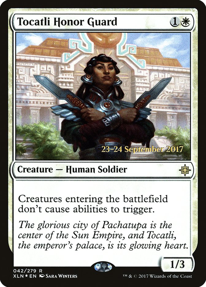 Tocatli Honor Guard [Ixalan Prerelease Promos] | Impulse Games and Hobbies