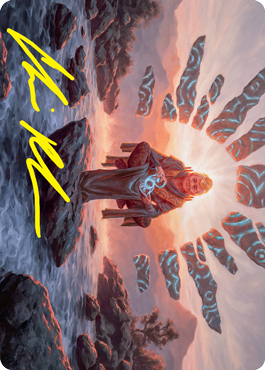 Jadzi, Oracle of Arcavios Art Card (Gold-Stamped Signature) [Strixhaven: School of Mages Art Series] | Impulse Games and Hobbies