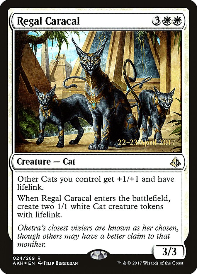 Regal Caracal [Amonkhet Prerelease Promos] | Impulse Games and Hobbies