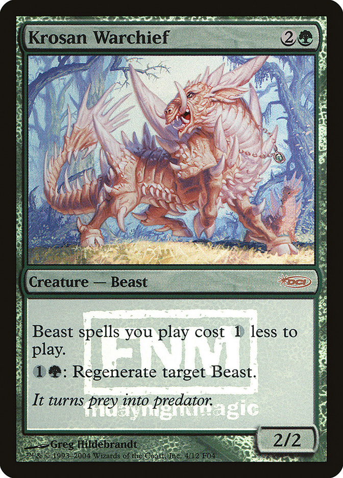 Krosan Warchief [Friday Night Magic 2004] | Impulse Games and Hobbies