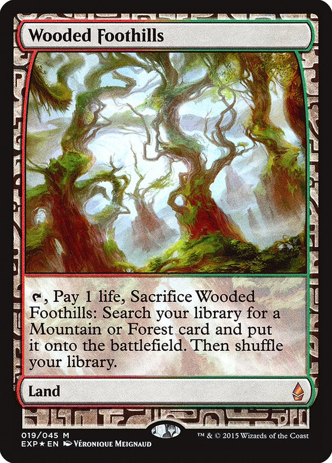 Wooded Foothills [Zendikar Expeditions] | Impulse Games and Hobbies