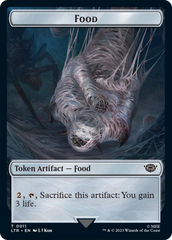 Food (11) // Tentacle Double-Sided Token [The Lord of the Rings: Tales of Middle-Earth Tokens] | Impulse Games and Hobbies