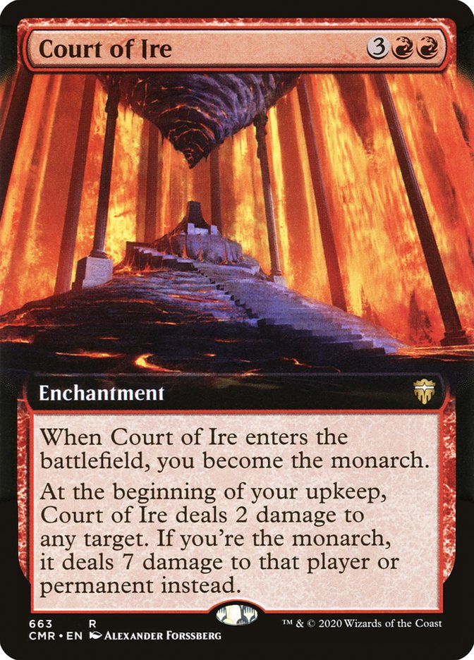 Court of Ire (Extended Art) [Commander Legends] | Impulse Games and Hobbies