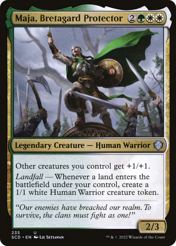 Maja, Bretagard Protector [Starter Commander Decks] | Impulse Games and Hobbies