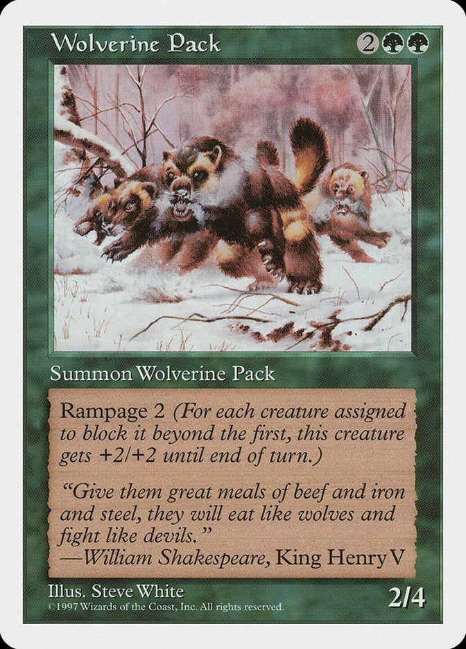 Wolverine Pack [Fifth Edition] | Impulse Games and Hobbies