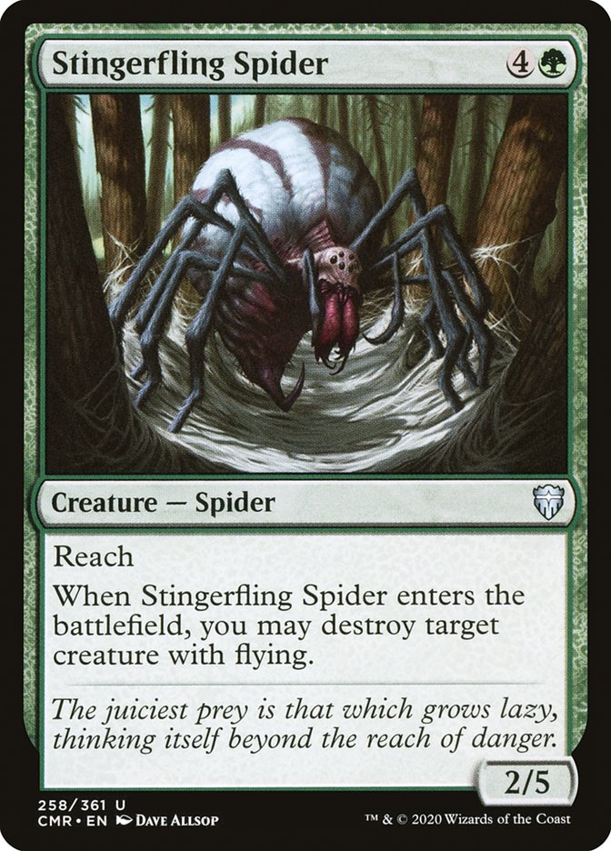 Stingerfling Spider [Commander Legends] | Impulse Games and Hobbies