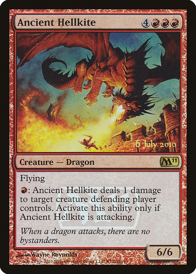 Ancient Hellkite [Magic 2011 Prerelease Promos] | Impulse Games and Hobbies