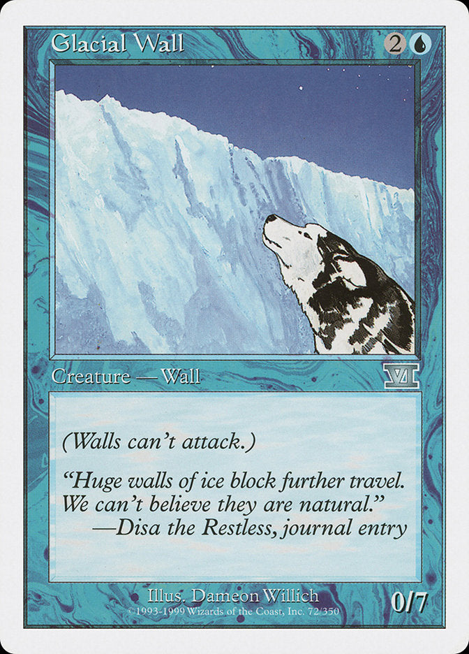 Glacial Wall [Classic Sixth Edition] | Impulse Games and Hobbies