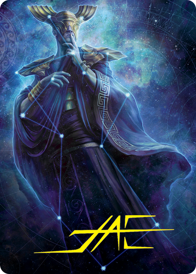 Atris, Oracle of Half-Truths Art Card (Gold-Stamped Signature) [March of the Machine Art Series] | Impulse Games and Hobbies