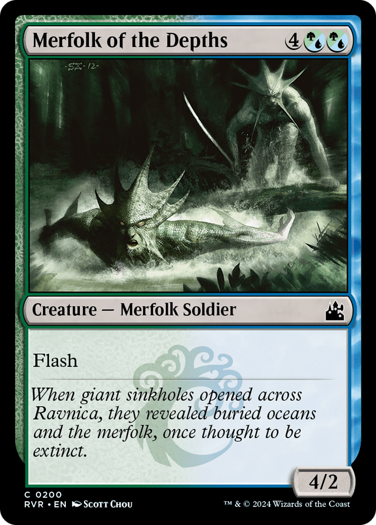 Merfolk of the Depths [Ravnica Remastered] | Impulse Games and Hobbies