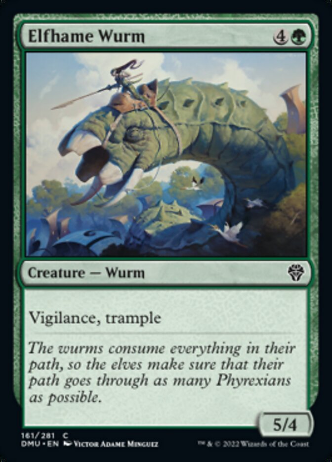 Elfhame Wurm [Dominaria United] | Impulse Games and Hobbies