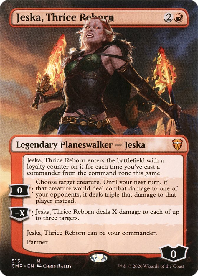 Jeska, Thrice Reborn (Borderless) [Commander Legends] | Impulse Games and Hobbies