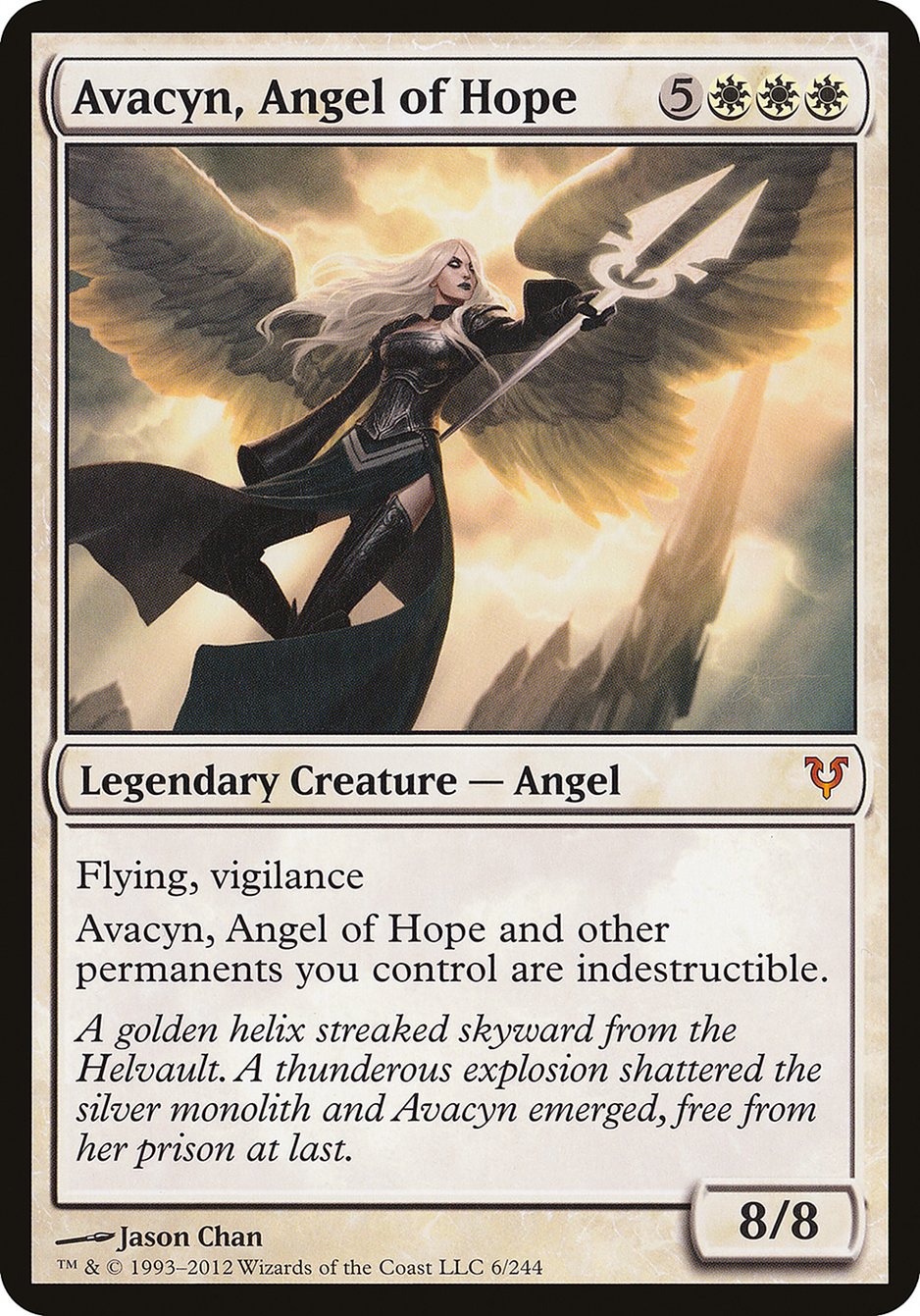 Avacyn, Angel of Hope (Oversized) [Open the Helvault] | Impulse Games and Hobbies