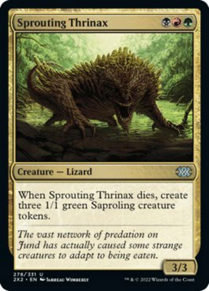 Sprouting Thrinax [Double Masters 2022] | Impulse Games and Hobbies