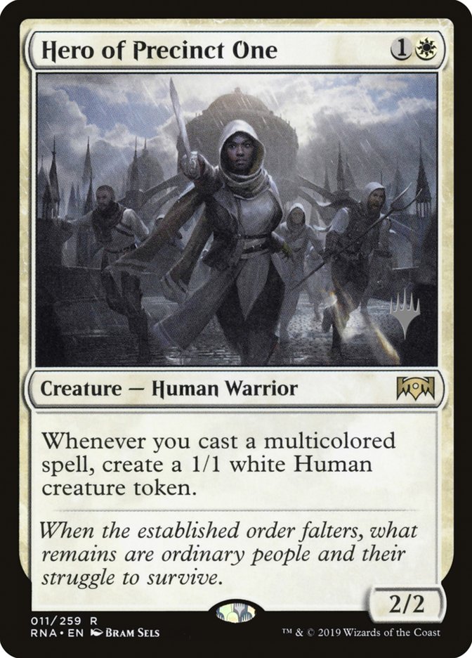 Hero of Precinct One (Promo Pack) [Ravnica Allegiance Promos] | Impulse Games and Hobbies