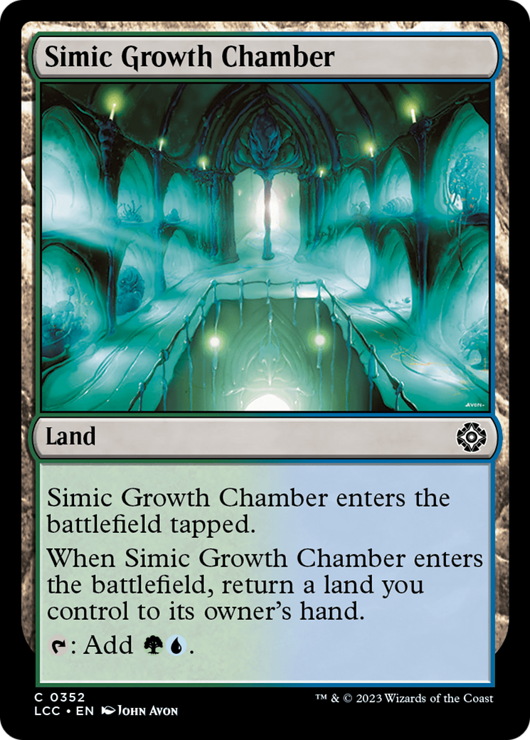 Simic Growth Chamber [The Lost Caverns of Ixalan Commander] | Impulse Games and Hobbies