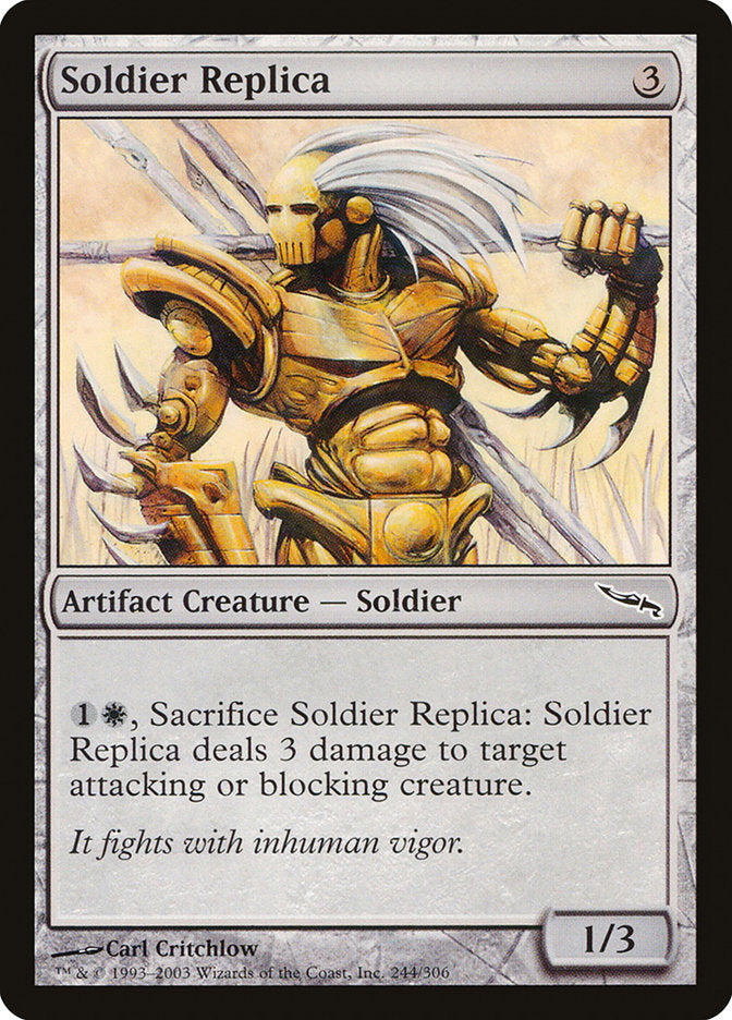 Soldier Replica [Mirrodin] | Impulse Games and Hobbies