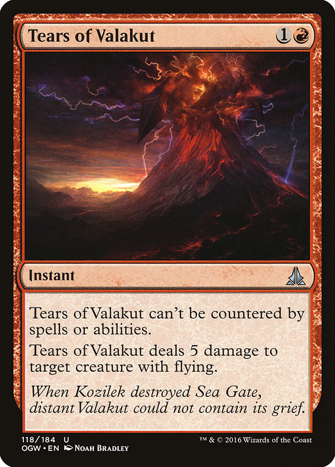 Tears of Valakut [Oath of the Gatewatch] | Impulse Games and Hobbies