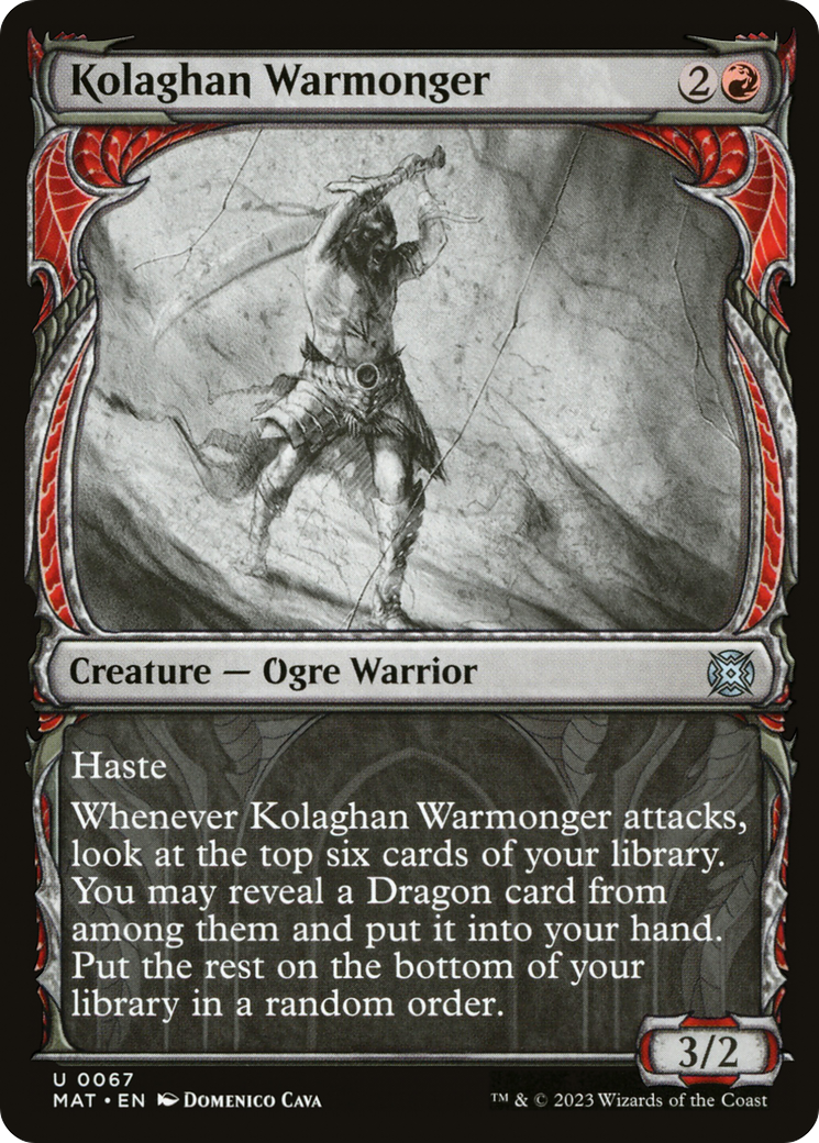 Kolaghan Warmonger (Showcase) [March of the Machine: The Aftermath] | Impulse Games and Hobbies