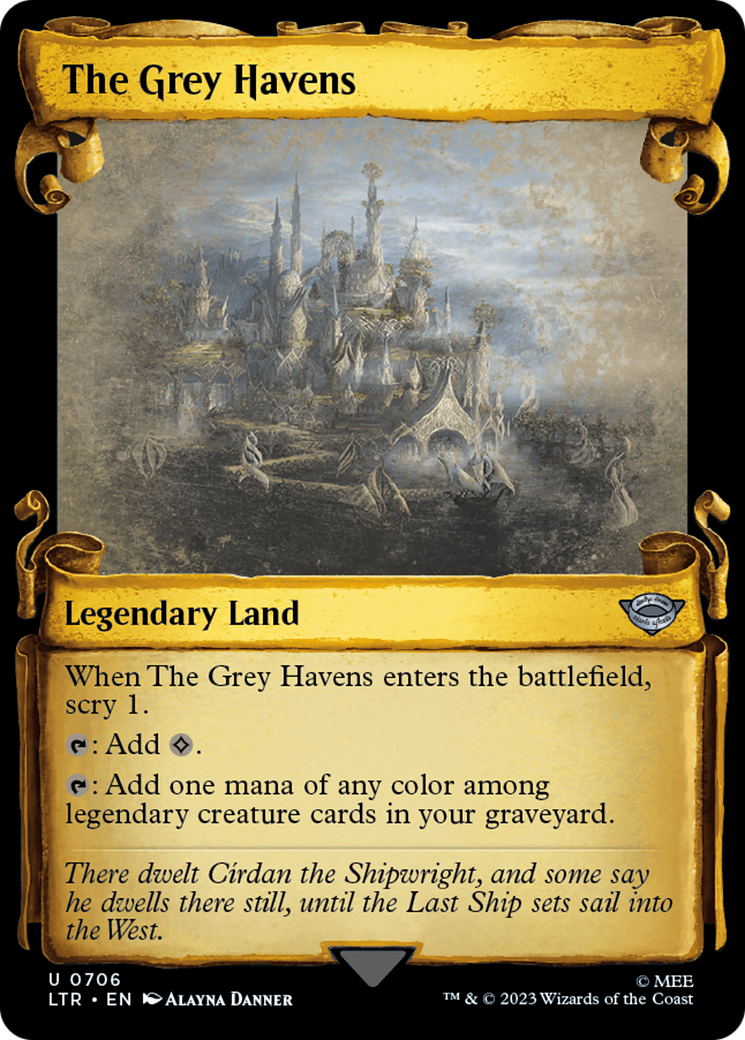 The Grey Havens [The Lord of the Rings: Tales of Middle-Earth Showcase Scrolls] | Impulse Games and Hobbies