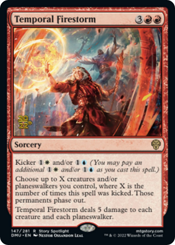 Temporal Firestorm [Dominaria United Prerelease Promos] | Impulse Games and Hobbies