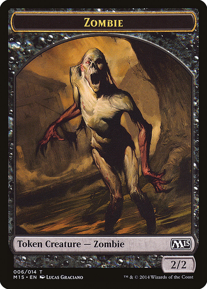 Zombie Token [Magic 2015 Tokens] | Impulse Games and Hobbies